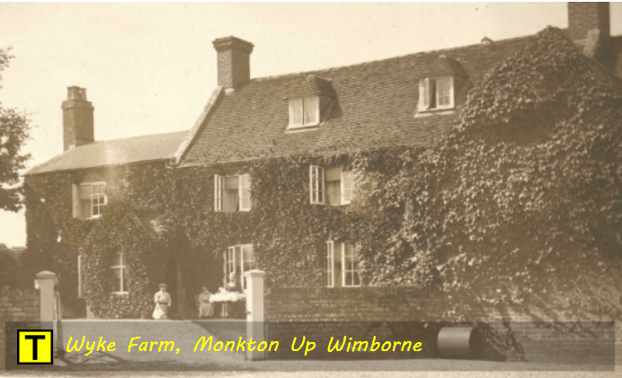 Wyke Farm, Monkton Up Wimborne home to James Frederick Way and three siblings